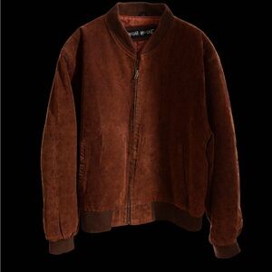 Men’s Vintage 90’s Bomber Suede Jacket.